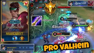 NEW BUILD Valhein Gameplay | Super Fast Marksman | Easy Quad Kill | Arena of Valor Valhien Moonlight