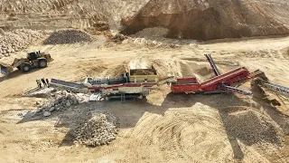 The MDS M515 Heavy Duty Trommel Processing Overburden near Perth, Australia