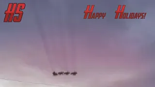 "Santa Clause Spotted Flying Over Moscow" December 25, 2021 | HollywoodScotty VFX