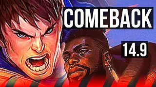 GAREN vs K'SANTE (TOP) | Comeback | EUW Diamond | 14.9