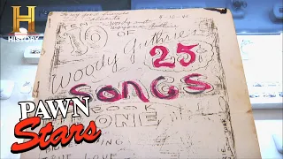 Pawn Stars: HISTORIC Woody Guthrie Songbook is ULTRA RARE (Season 9)