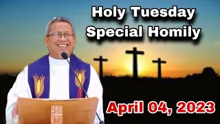 April 4, 2023 😂 Holy Tuesday Special Homily Kataw anan Kaayu 🤣 | Fr Ciano Ubod