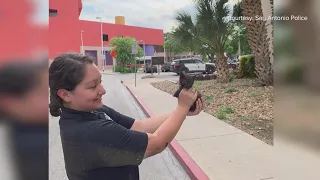 Police officer rescues cat and gives it forever home