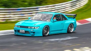 JDM Tuner Cars on the NÜRBURGRING! SUPRA, EVO, R34 GT-R, RX7, Chaser, S15, Impreza etc