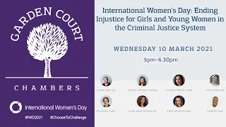 IWD 2021: Ending Injustice for Girls and Young Women in the Criminal Justice System