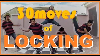 【LOCK DANCE】30 movimientos de baile locking!