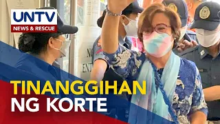 Hiling ni ex-Sen. Leila de Lima na makapag-piyansa, tinanggihan ng korte