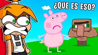 ¿PEPPA PIG ES PARA NIÑOS? 😱 Palmita REACCIONA a Peppa vs Minecraft Animation