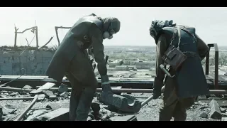 Чернобыль Chernobyl  Биороботы на крыше энергоблока