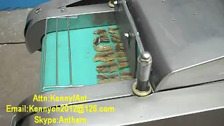 YQC-1000 dried  smoked fish slicing machine, strip cutting machine, slice cutter