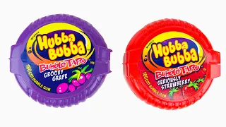 Hubba Bubba Bubble Tapes Grape and Strawberry Bubble Gum Review