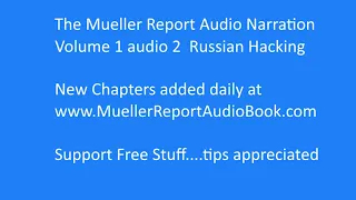 Mueller Report Audio Book  Narration #2  Russian Hacking