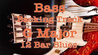 G Major Blues Backing Track   No Bass Play Along Jam