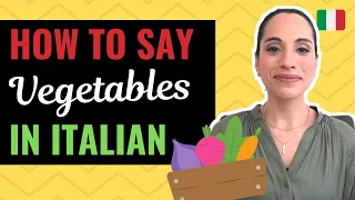 Italian Words for Vegetables 🌶️