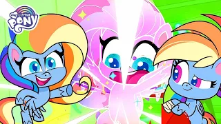 Pony Life | NEW | Fluttershy Becomes Rainbow Dash - Flutterdash | MLP Pony Life