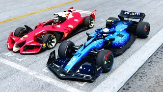 Bugatti F1 2022 Concept vs Ferrari F1 2025 Concept - Monza GP