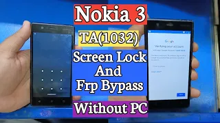 Nokia 3 TA(1032 ) Hard Reset And Frp Bypass Without PC 👍Just In 10 Minutes