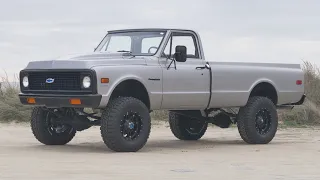 Custom 1969 Chevrolet K20 Startup, Driving, & Walkaround (SOLD)