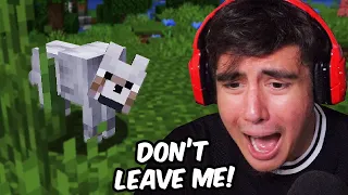 My Most STRESSFUL Minecraft Experience For Me So Far Was Trying To Get A Dog | Minecraft [3]