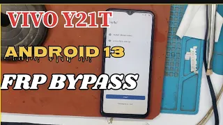Vivo Y21T frp remove in new trick in2024/All Vivo frp bypass/Android 11 12 13 Frp bypass in one clic