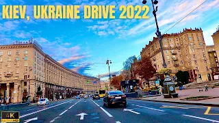 Driving in KYIV, UKRAINE during WAR October 2022 🇺🇦 Most Beautiful Cities in 4K