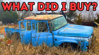 I Can't Believe What I Bought at this Rural FARM AUCTION! TONS of Abandoned Old Trucks & Cars