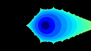 Inversion of the Julia Set at complex coordinates 0.25 + i*0