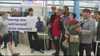 Призера чемпионата мира по гребле встретили в Караганде