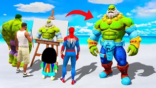 GTA 5 | GTA5 BUT WHATEVER GREAT GOD GULK SHINCHAN, FRANKLIN & HULK DRAWS COMES TO REAL LIFE