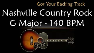 Backing Track - Nashville Country Rock in G Major