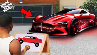 Franklin Find The Strongest Super Car With The Help Of Uses Magical Painting In Gta V