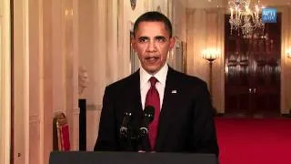 President Obama speaks on the death of Osama Bin Laden