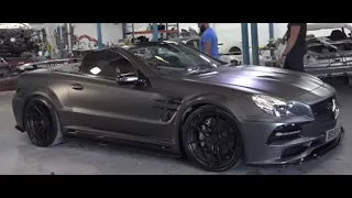 SL55 WIDE BODY REBUILD & CARBON UNDERSILL KIT!! - Kream Developments:All access Episode 71