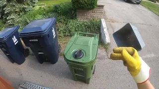 POV Yard Waste collection (Fast GoPro garbage man)