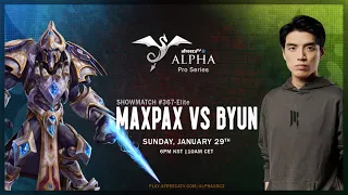 StarCraft 2: MAXPAX vs BYUN - Alpha Pro Series #367