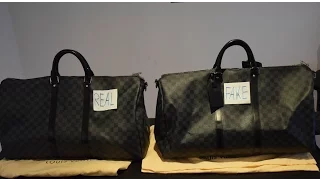 Louis Vuitton Keepall Real vs. Fake