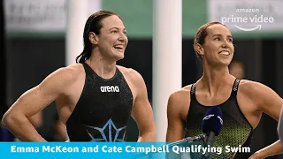 Emma McKeon and Cate Campbell Qualifying Swim | 2021 Australian Swimming Trials | Women's 50M Free