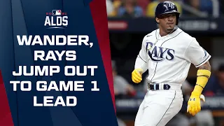 Wander Franco propels Rays to a 2-0 lead in ALDS Game 1!!
