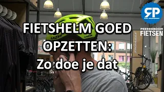 FIETSHELM GOED OPZETTEN: Zo doe je dat