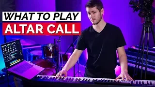 How to play keys under your pastor: Altar Call chord progressions