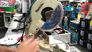 HOW TO:- Change Blade On Vintage Makita Drop Saws LS1040