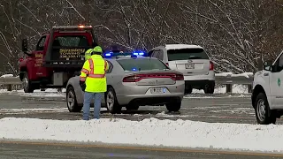 Multiple crashes, one involving 50 cars, snare traffic around Youngstown