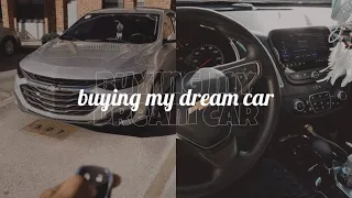 Buying My Dream Car | a Chevy Malibu (2021 LT)