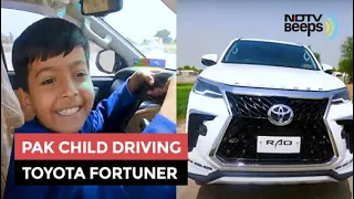 8-Year-Old Drives A Toyota Fortuner