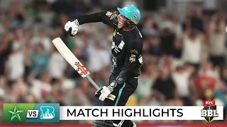 Renshaw's mighty 90* inspires Heat to heart-stopping win | BBL|12