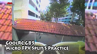 GoolRC G85 Micro FPV Racing Drone flying practice - Split S