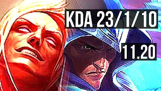 VLADIMIR vs TALON (MID) | 23/1/10, Legendary, 1.2M mastery, 300+ games | EUW Diamond | v11.20