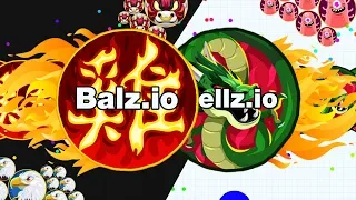 Ultimate Double Splits Balz.io VS Cellz.io! The new agar.io
