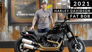 2021Harley Davidson Fat Bob FULL review with TEST RIDE!