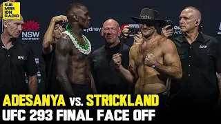 UFC 293: Israel Adesanya vs. Sean Strickland Final Face-Off